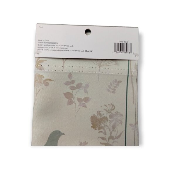 Place & Time Sanctuary Welcome Double Sided Garden Flag 12 x 18 inch New - Picture 4 of 4